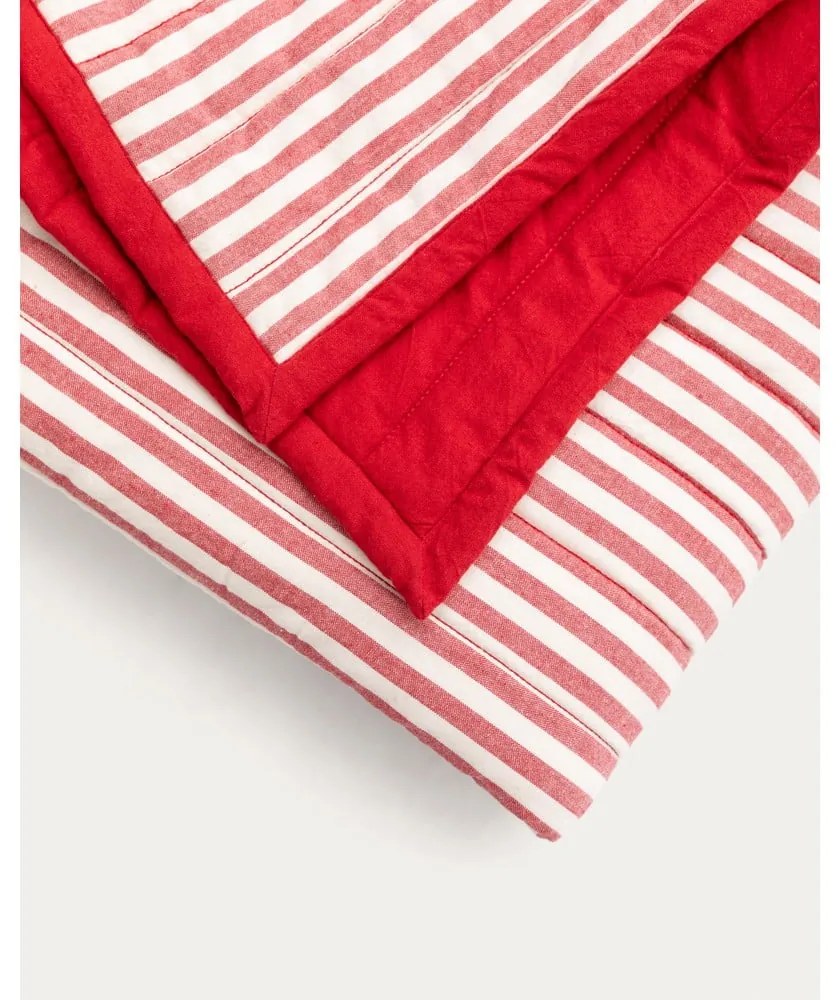 Piros bio pamut steppelt ágytakaró 180x240 cm Sini – Kave Home