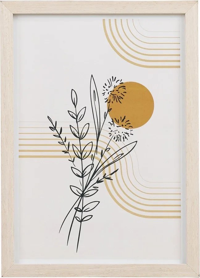 Világos natúr színű fali képkeret szett 3 db-os 21x30 cm Madison – House Nordic