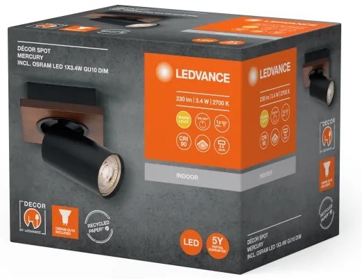 Ledvance - LED Fali spotlámpa DECOR MERCURY 1xGU10/3,4W/230V