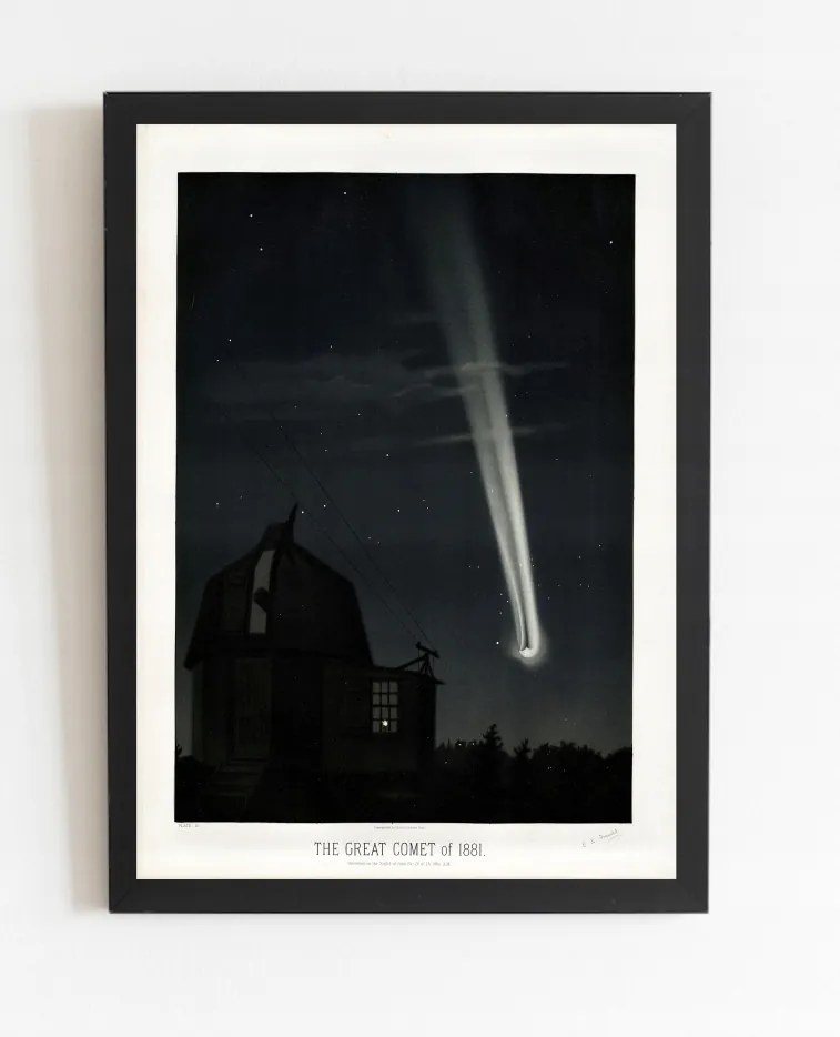 John Tebbutt nagy üstökös május 22. 1881 70x50cm