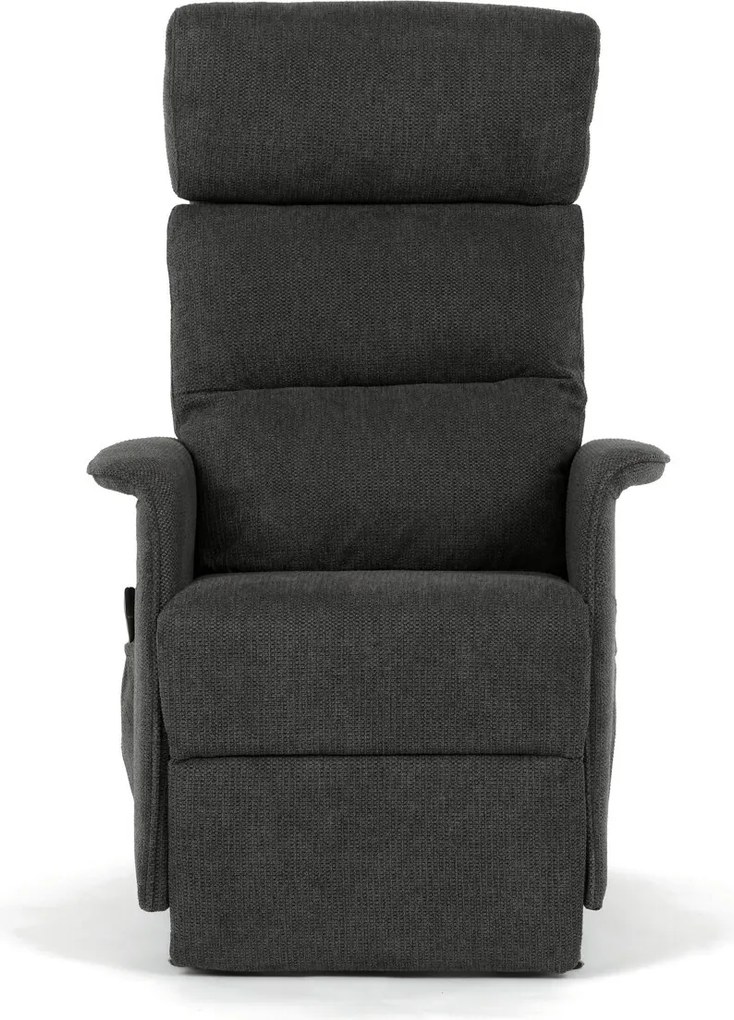 Szürke elektromos relaxfotel kábeles vezérléssel, szövet kárpitozással, TV-L8960 GREY2