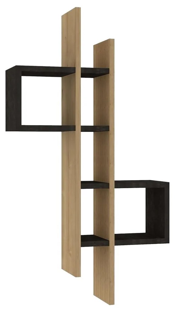 Fali polc Emse - Sapphire Oak, Anthracite