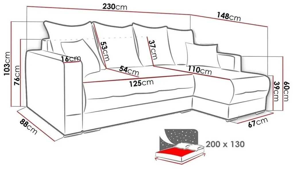 Sarokkanapé Carson 103