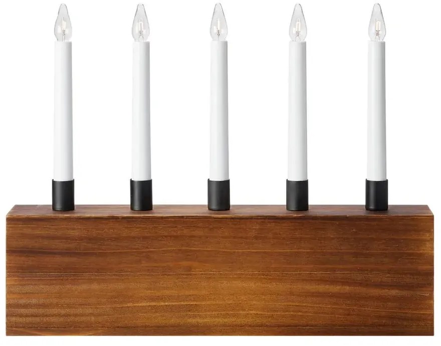 Barna karácsonyi fénydekoráció Albero – Markslöjd