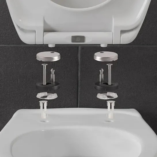 Viva BRILLA SLIM L WC ülőke - duroplast - lecsapódásgátlós - levehető klikk rendszer - 42 x 36,5 cm