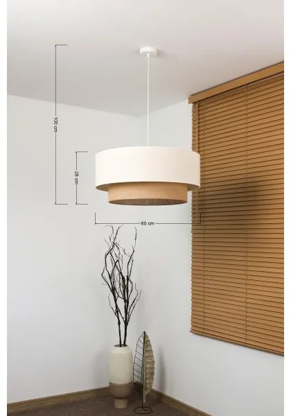 Brilagi - BOHO STYLE LED függeszték kábelen, 3× E27 / 15 W / 230 V, Ø 60 cm