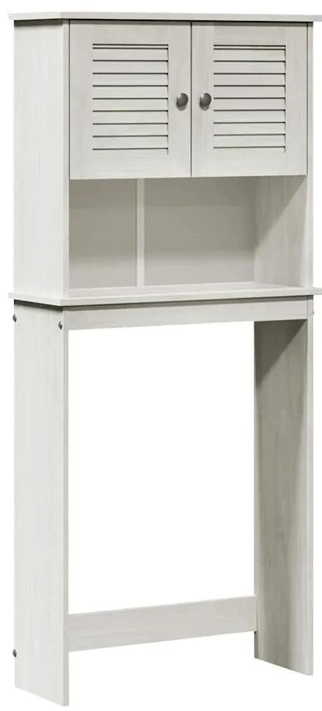 Mosógép Szekrény VIGO Fehér 72.5 x 27 x 161 cm Tömör fenyőfa