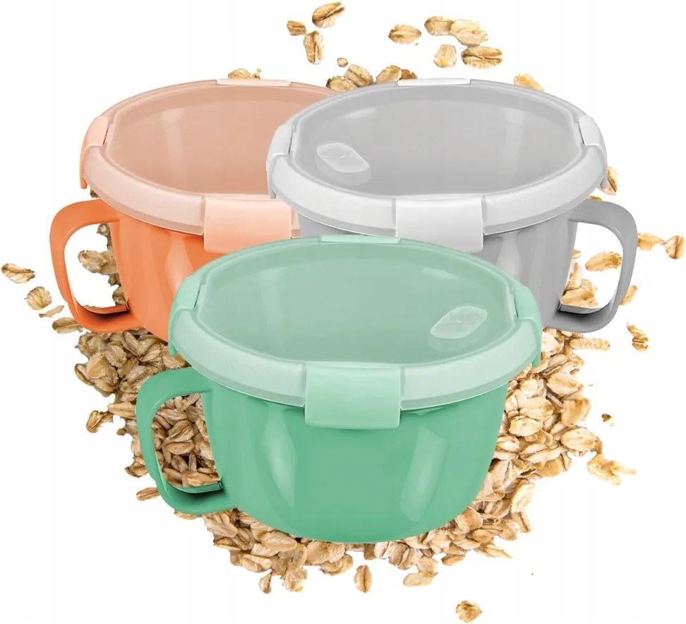 Levestartó étel zabkása uzsonnás doboz mikrohullámú sütőhöz légmentesen záródó Curver