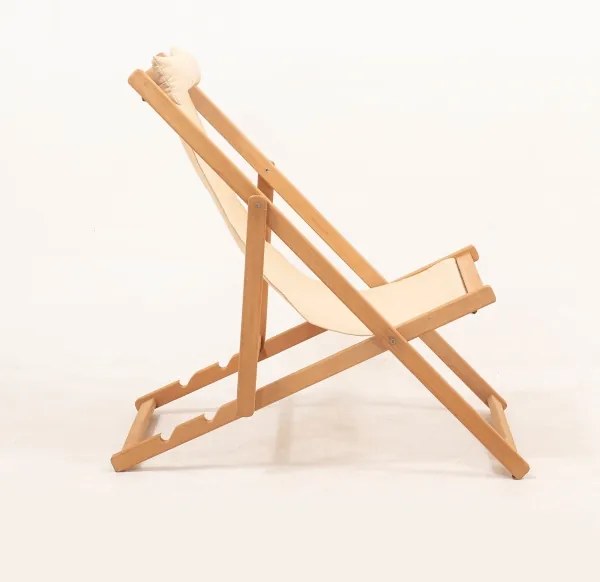 Kerti napozóágy bézs/szilfa