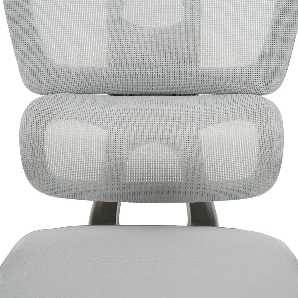 Irodai szék, világosszürke/szürke, teherbírás 150 kg, ERMEN