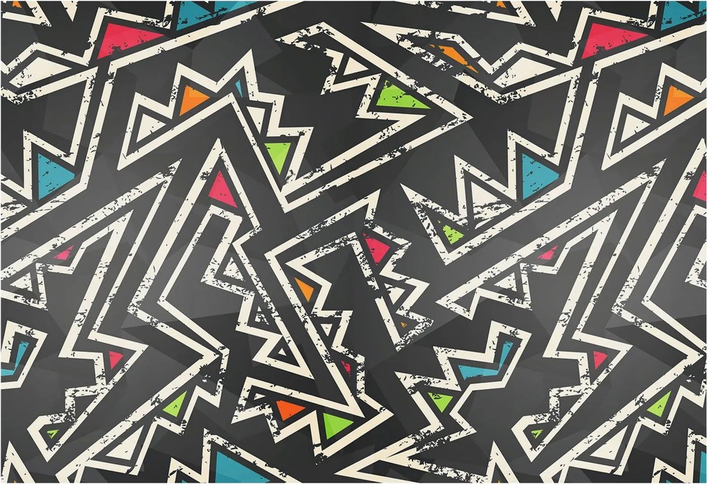 Fotótapéta Fali tapéta Hálószoba Nappali szoba Energia geometria 152x104