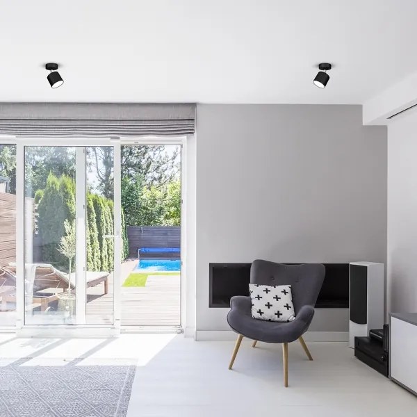 Spotlámpa DIXIE 1xGX53/11W/230V fekete