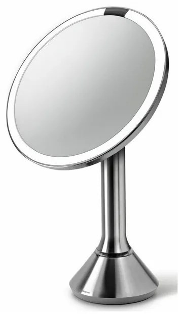 Simplehuman tükör állítható Dual LED fényerővel, matt rozsdamentes acél