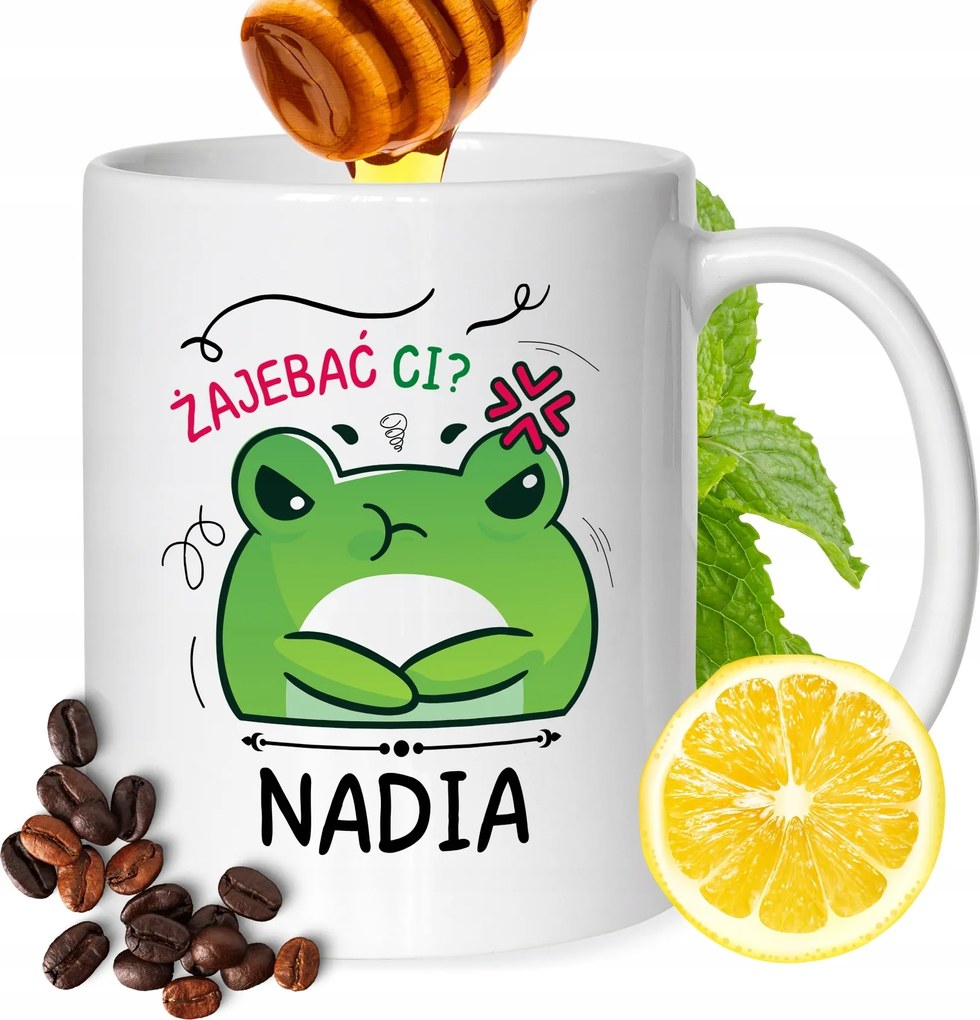 Bögre Nadia Barátnők Feleségek Ajándék Nyomtatott Fehér 330ml