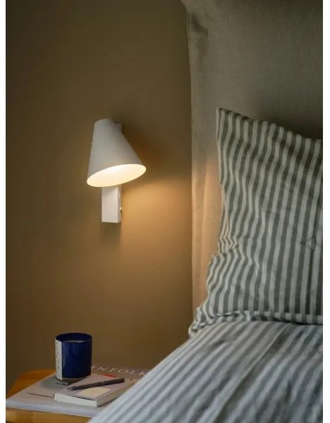 Nordlux - WILMER USB-s fali lámpa 1xE14/40W/230V fehér