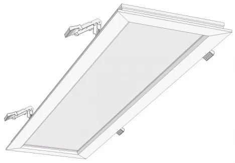 RED - Design Rendl - R12061 - LED Beépíthető lámpa STRUCTURAL LED/22W/230V