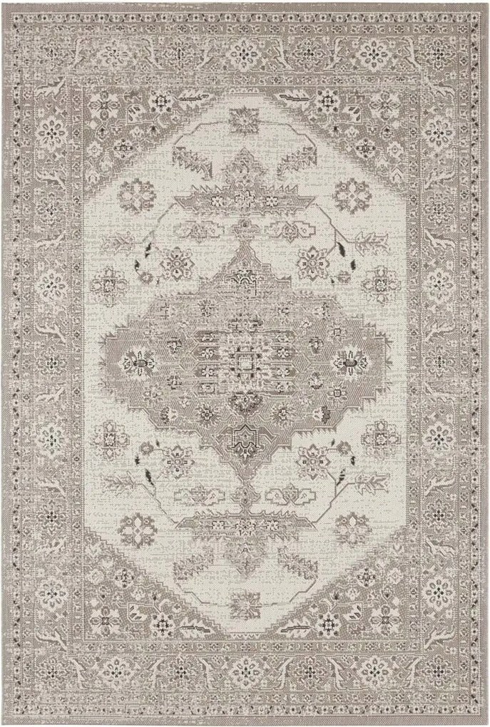 Bézs-krém zsinóros szőnyeg,külső-belső 80x150cm