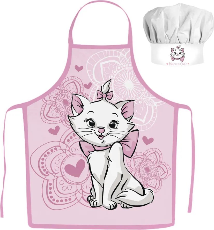 Disney Marie cica Aristocat gyerek kötény 2 darabos szett
