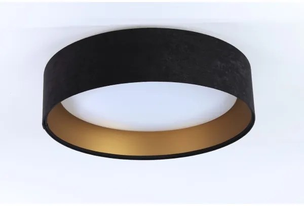 LED mennyezeti lámpa GALAXY 1xLED/24W/230V fekete/arany