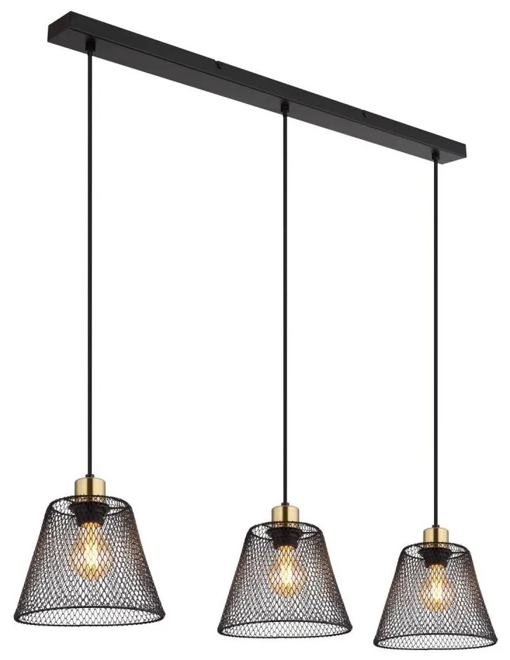 Globo 15646-3H - Csillár zsinóron BAKU 3xE27/40W/230V