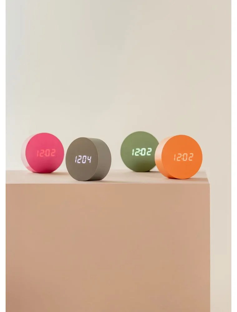 Digitális ébresztőóra ø 9 cm Spry Round – Karlsson