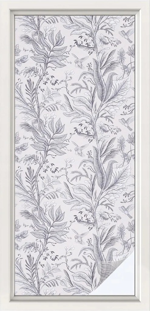 Szélvédőfólia Ablak Adatvédelem Levelek és pillangók 50x116