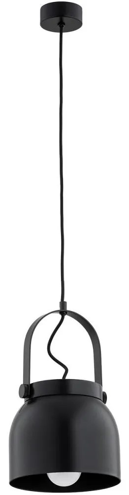 Argon 8281 - Csillár zsinóron LOGAN 1xE27/15W/230V á. 20 cm fekete