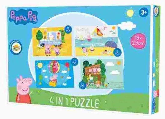 Peppa malac puzzle 4 az 1-ben