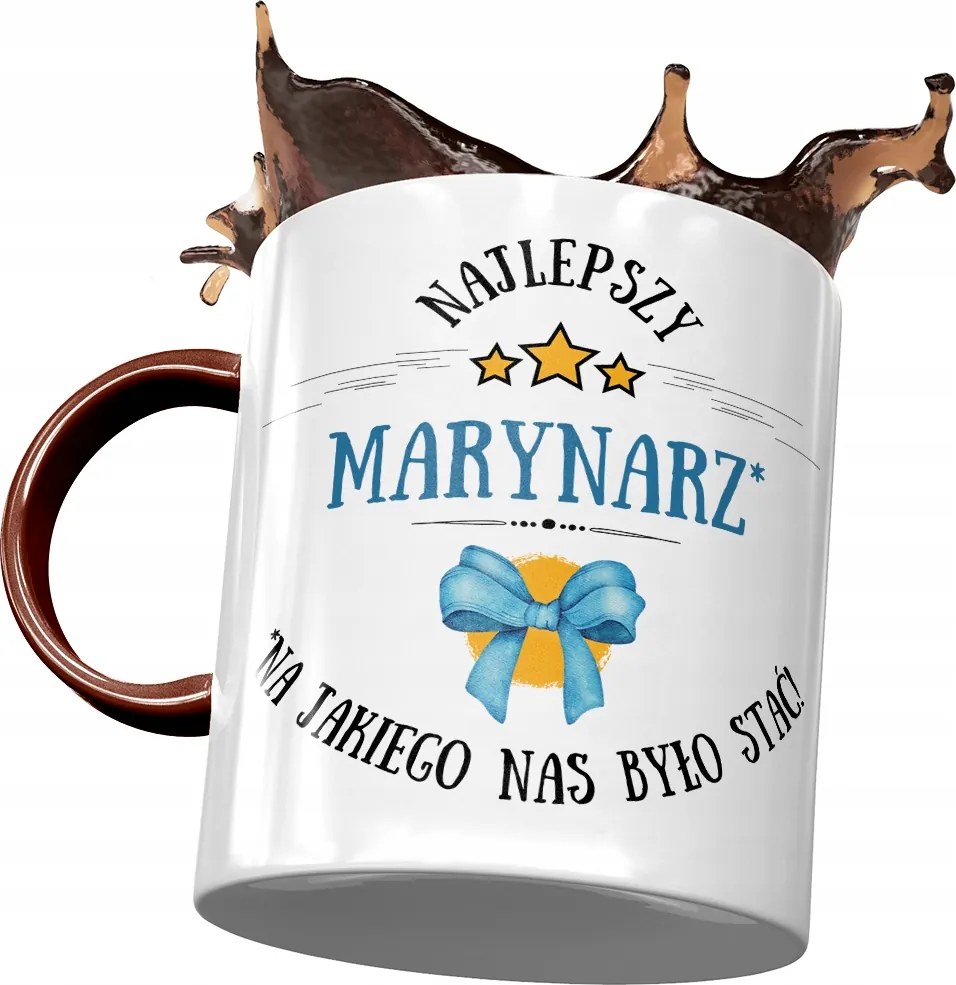 Bordó bögre tengerésznek A legjobb tengerész nyomtatott fényképpel