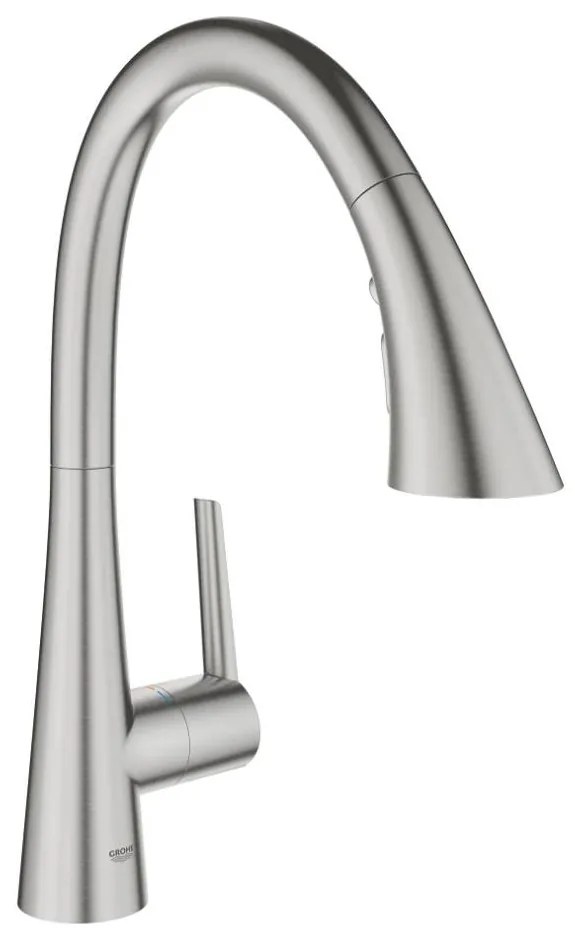 GROHE 32294DC2 - ZEDRA mosogató csaptelep, nemesacél