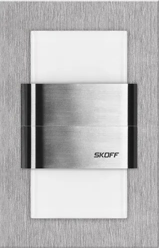 Skoff DUO TANGO ML-TDU-K-N-1-PL-00-01 Beépíthető lépcsőházi lámpa 1x1,6W/LED 4000K IP20