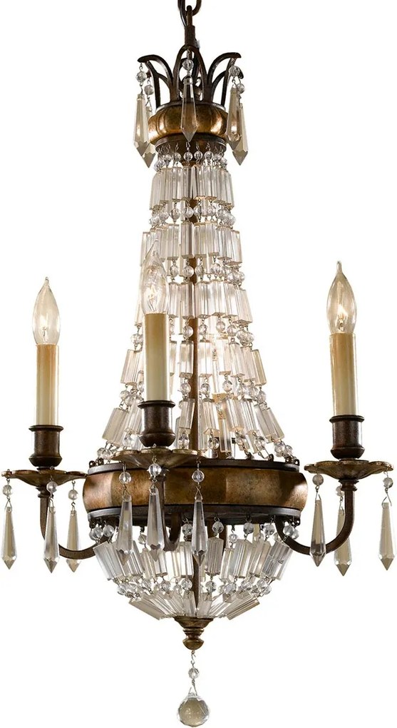 Feiss glamour klasszikus kristály csillár bellini barna elsfe-bellini4