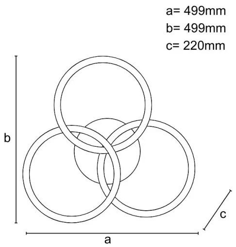 LED Dimmelhető mennyezeti lámpa LED/70W/230V 3000-6500K + távirányítás
