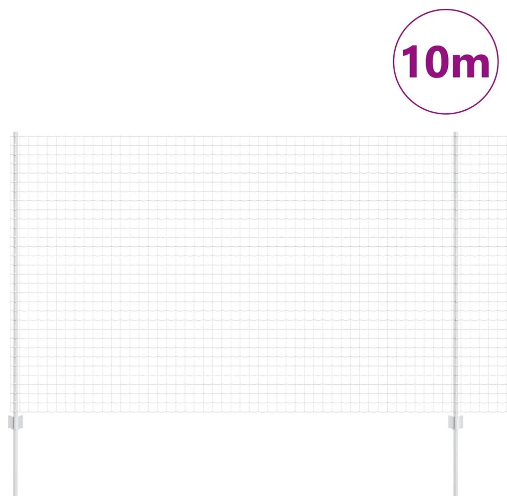 Kerti Kerítés Szett 2 db Horganyzott acél 10 x 1.5 m Tartós