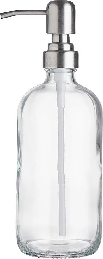 SOAP OPERA szappanadagoló, átlátszó-ezüst 500 ml