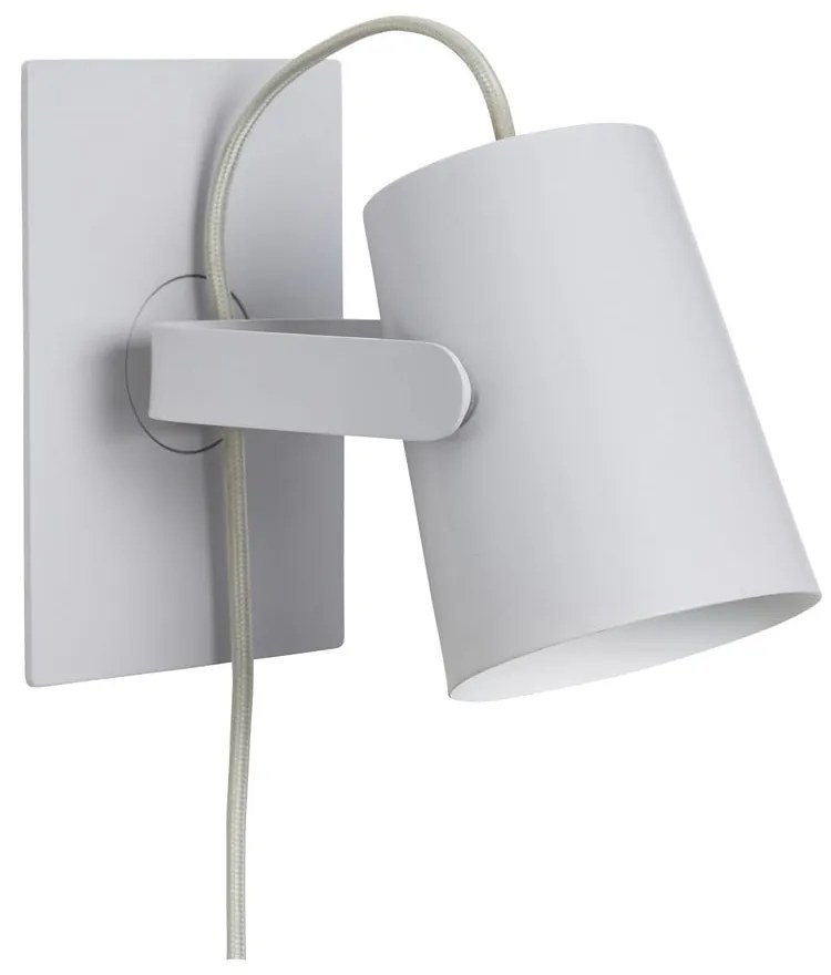 Világosszürke fali lámpa Ardent – Hübsch