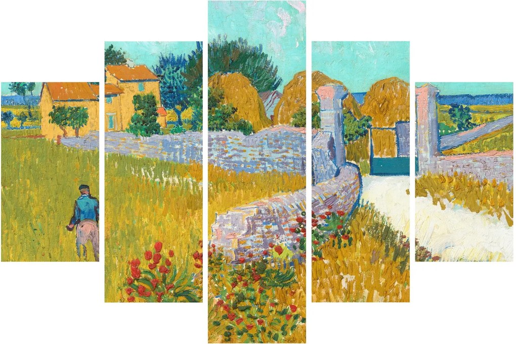 Kép - Vincent van Gogh, Farmhouse in Provence, reprodukciók (150x105 cm)