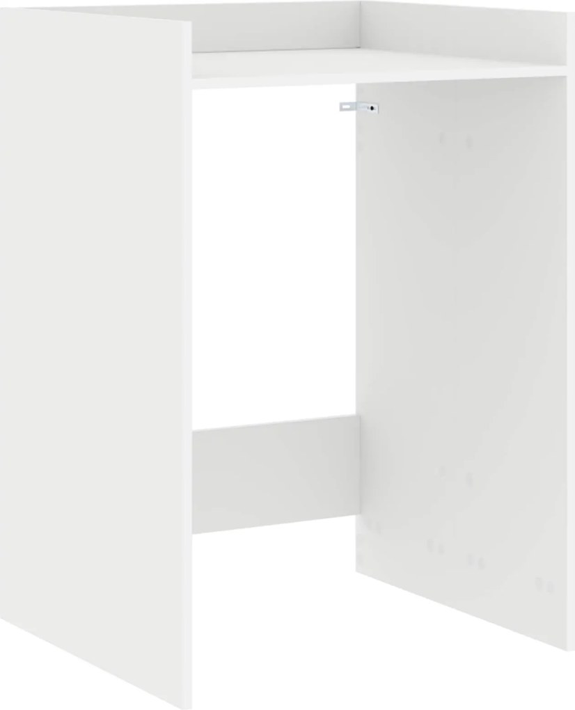 vidaXL Mosógép Szekrény tárolóval Fehér 67,5 x 62 x 97 cm Faanyag