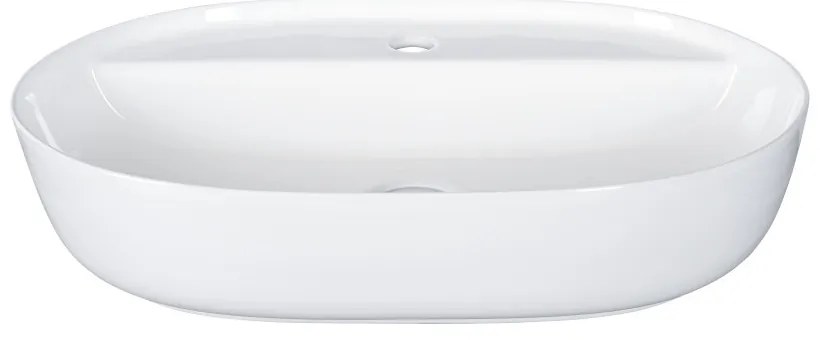 EROS ROCK 5 - PULTRA ültethető - Top Counter - porcelán mosdó - 60 x 40 cm