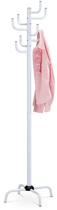 Fém állófogas fényes fehér színben, 182 cm magas 80609-A
