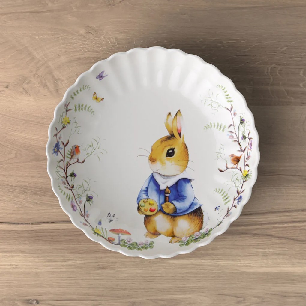 Közepes tál, Max nyúl, 24 cm, Spring Fantasy kollekció - Villeroy & Boch