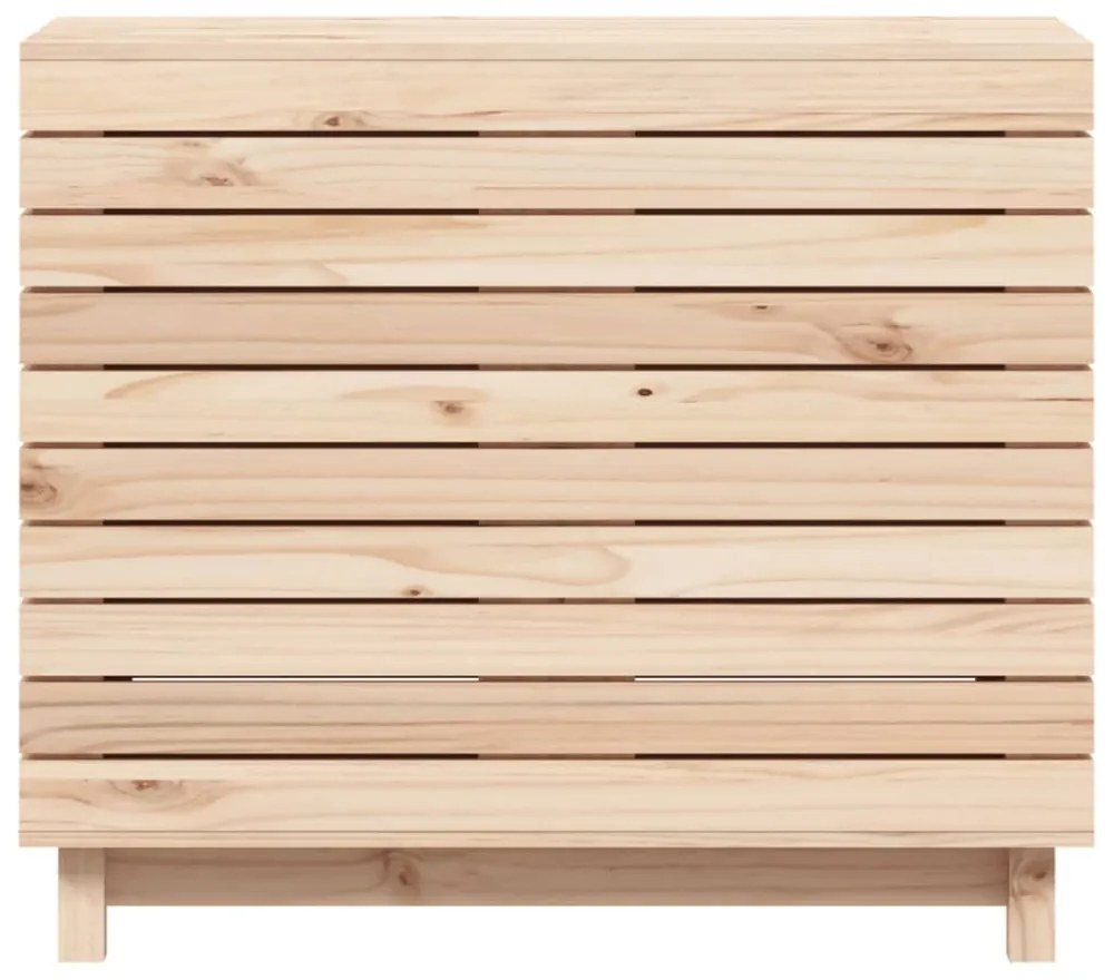 tömör fenyőfa szennyestartó láda 88,5 x 44 x 76 cm