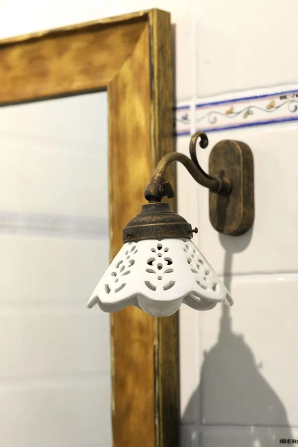 Sapho Sapho, BARI lámpa E14, 40W, 230V, kerámia búra, bronz, MC811