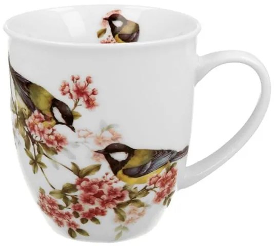 Madaras porcelán bögre - 400 ml - cinege