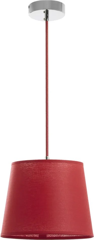NOVA LUCE 716A-G05X1A-07 A TU ESTILO Ernyős Függesztett Lámpa Piros E27 IP20