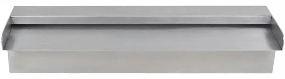 Négyszögletes rozsdamentes acél medence szökőkút 45 cm