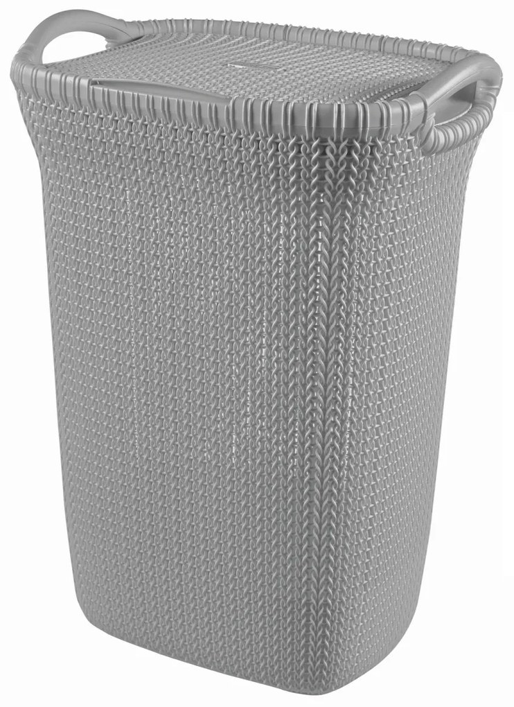 Curver Mosókosár KNIT 57l szürke