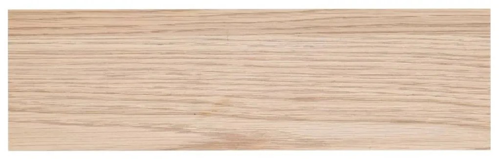 szerelt fa függőpolc 80 x 23,5 x 4 cm