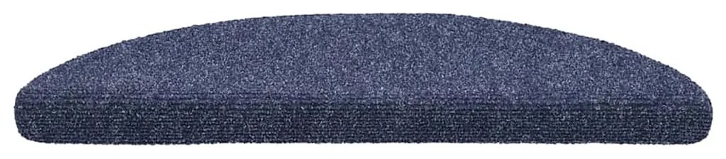 vidaXL 30 db kék öntapadó lépcsőszőnyeg 56 x 17 x 3 cm