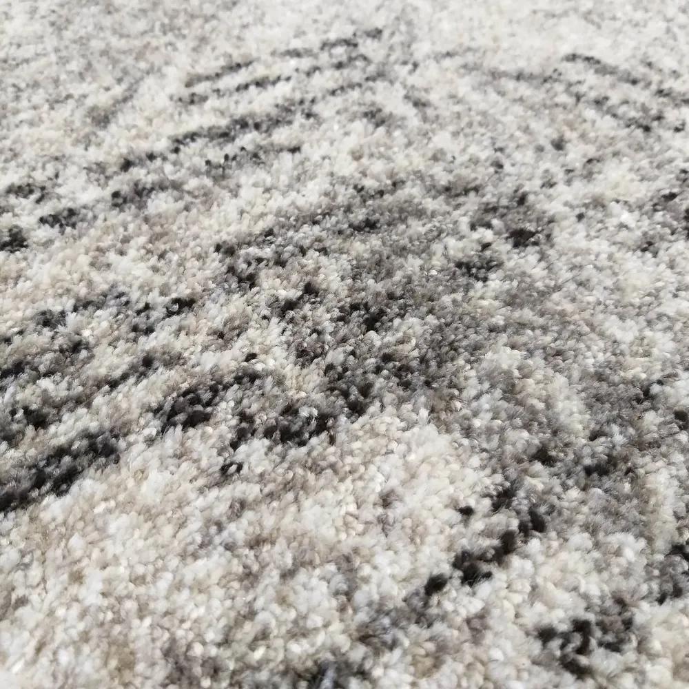 Modern bézs szőnyeg finom mintával Szélesség: 120 cm | Hossz: 170 cm
